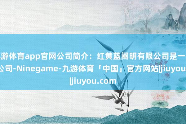 九游体育app官网公司简介：红黄蓝阐明有限公司是一家控股公司-Ninegame-九游体育「中国」官方网站|jiuyou.com